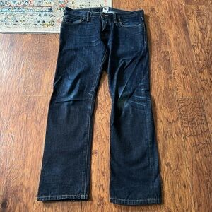 Tellason John Graham Mellor Slim Straight Jeans Size 36x31 Raw Selvedge Kaihara